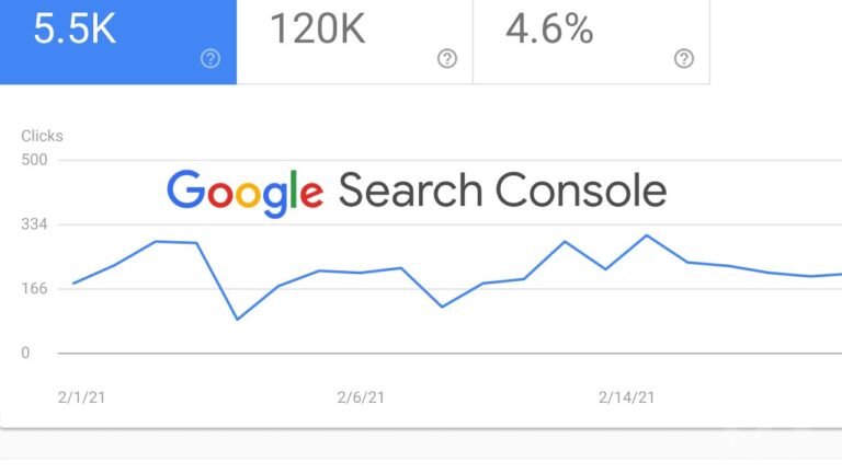 analyser tableau de bord google search console