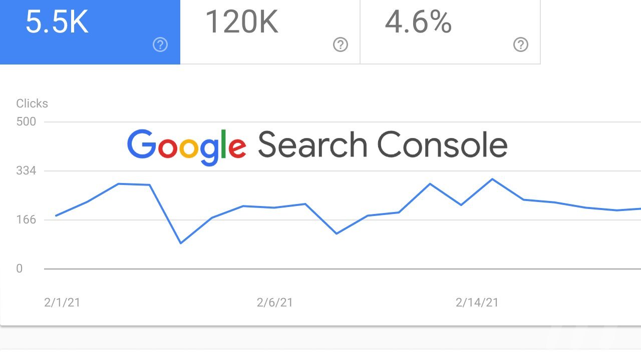 analyser tableau de bord google search console