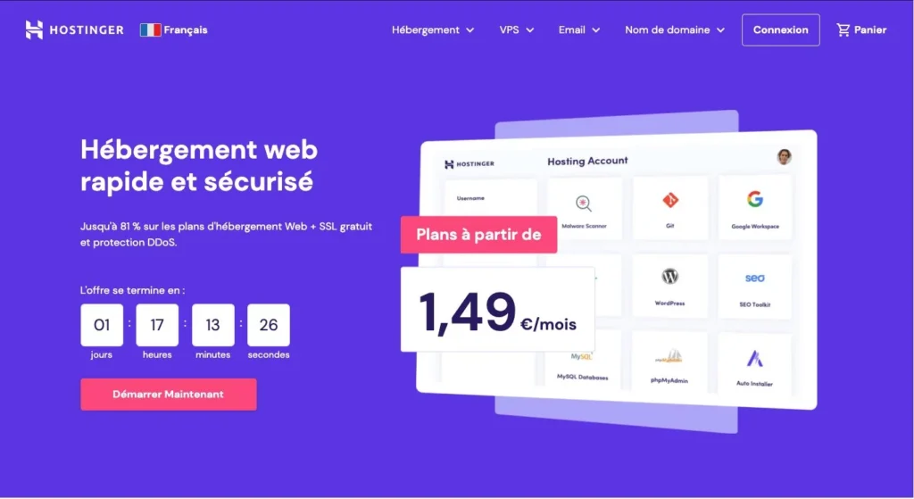 Avis Hostinger : l’hébergeur web au rapport qualité-prix imbattable