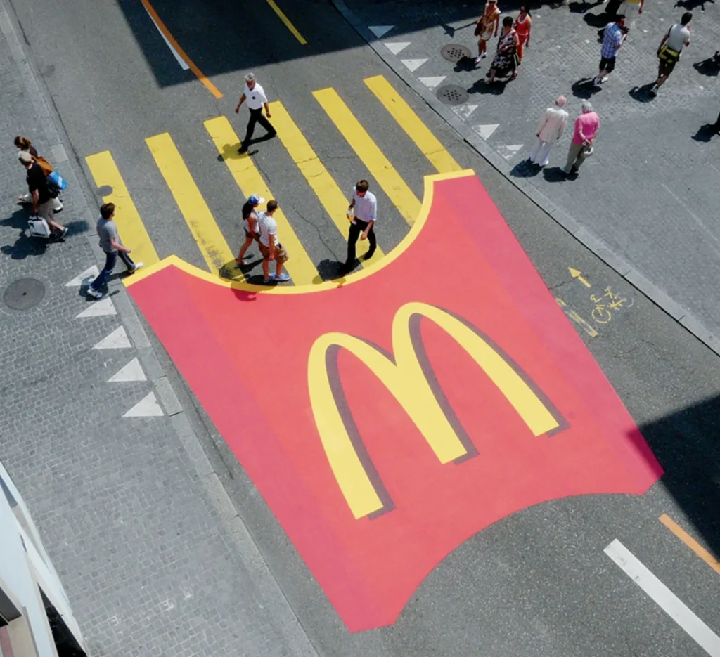 macdonald's street marketing